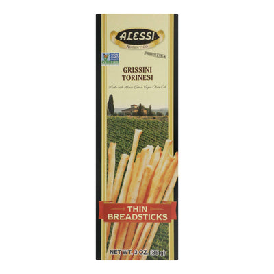 Alessi - Breadsticks - Thin - Case Of 12 - 3 Oz. | OnlyNaturals.us