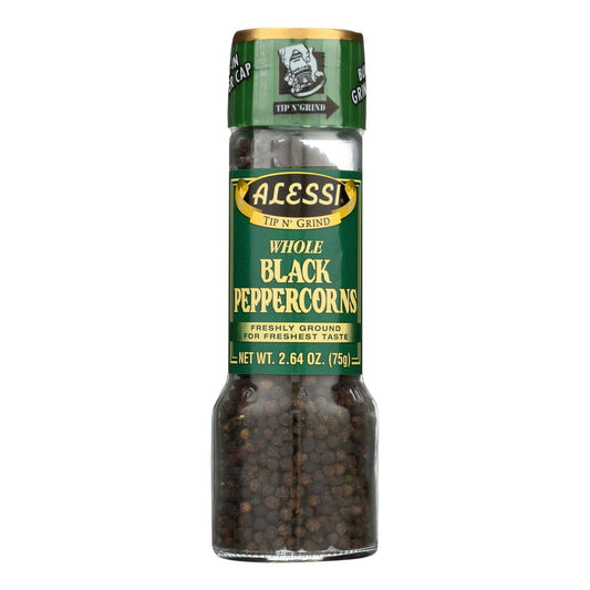 Alessi - Grinder - Whole Black Peppercorns - Large - 2.64 Oz | OnlyNaturals.us