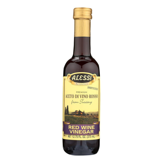 Alessi - Vinegar - Red Wine Vinegar - Case Of 6 - 12.75 Fl Oz. | OnlyNaturals.us