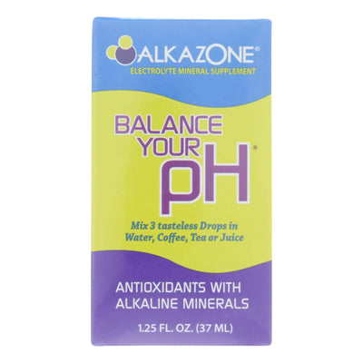 Alkazone Alkaline Booster Drops With Antioxidant - 1.2 Fl Oz | OnlyNaturals.us