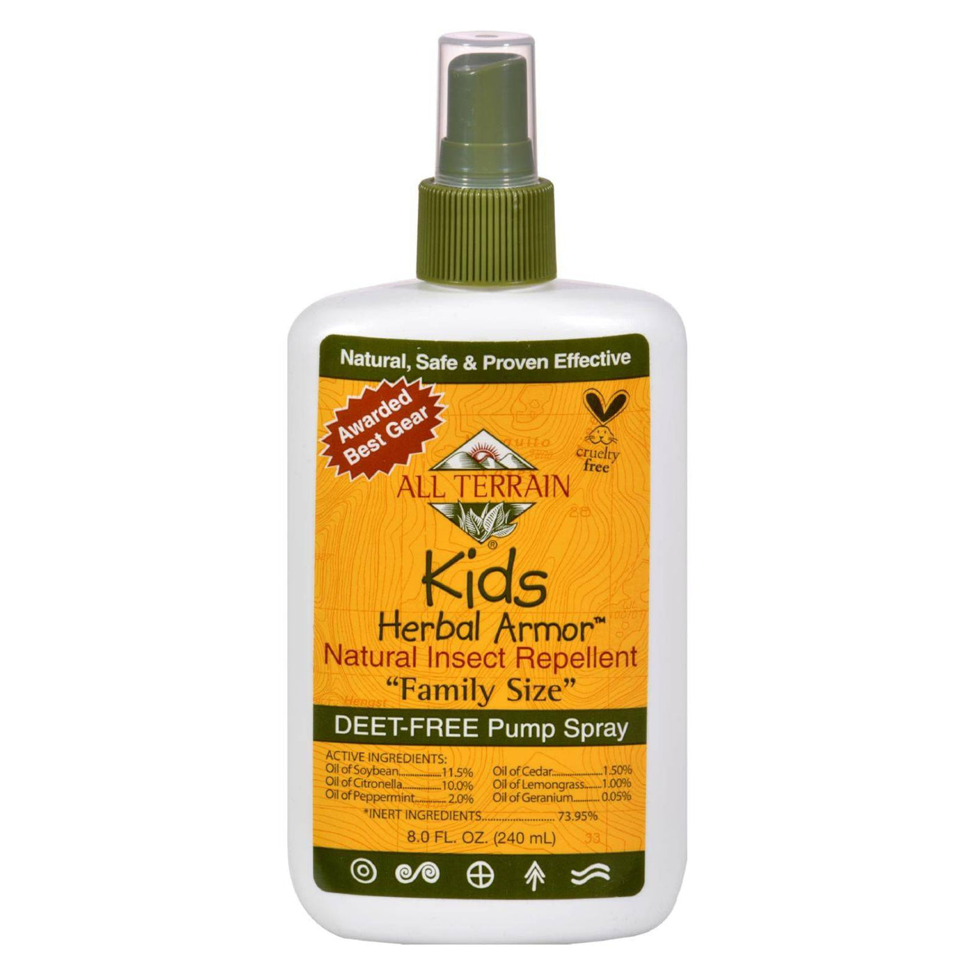 Buy All Terrain - Herbal Armor Natural Insect Repellent - Kids - Family Sz - 8 Oz  at OnlyNaturals.us