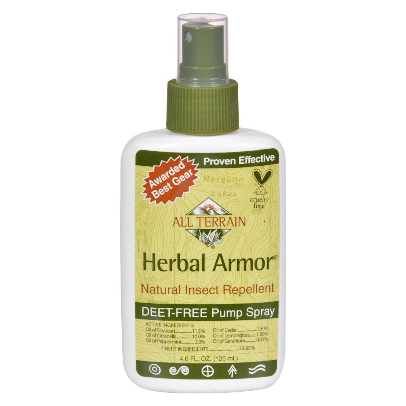 Buy All Terrain - Herbal Armor Natural Insect Repellent - 4 Fl Oz  at OnlyNaturals.us