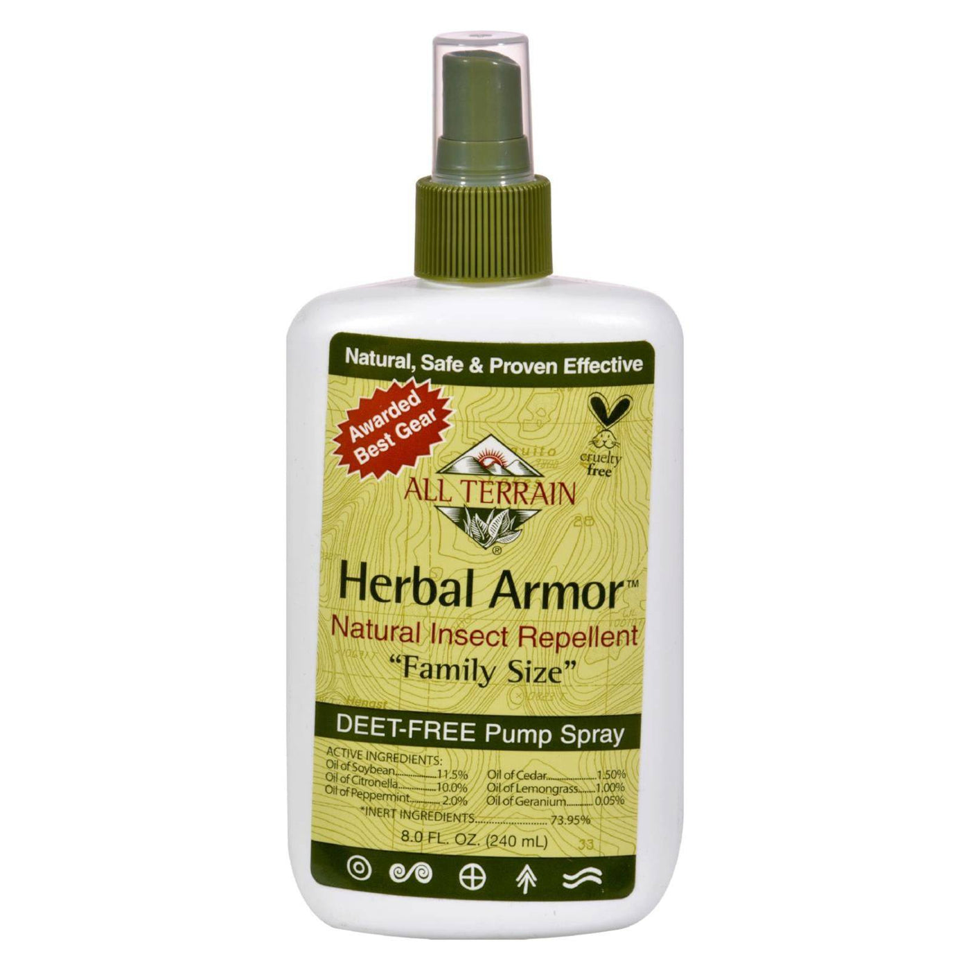 Buy All Terrain - Herbal Armor Natural Insect Repellent Family Size - 8 Fl Oz  at OnlyNaturals.us