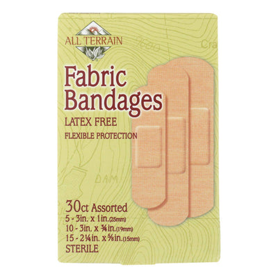 All Terrain - Bandages - Fabric Assorted - 30 Ct | OnlyNaturals.us