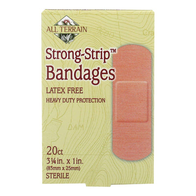 All Terrain - Bandages - Strong-strip - 20 Count - 1 Each | OnlyNaturals.us