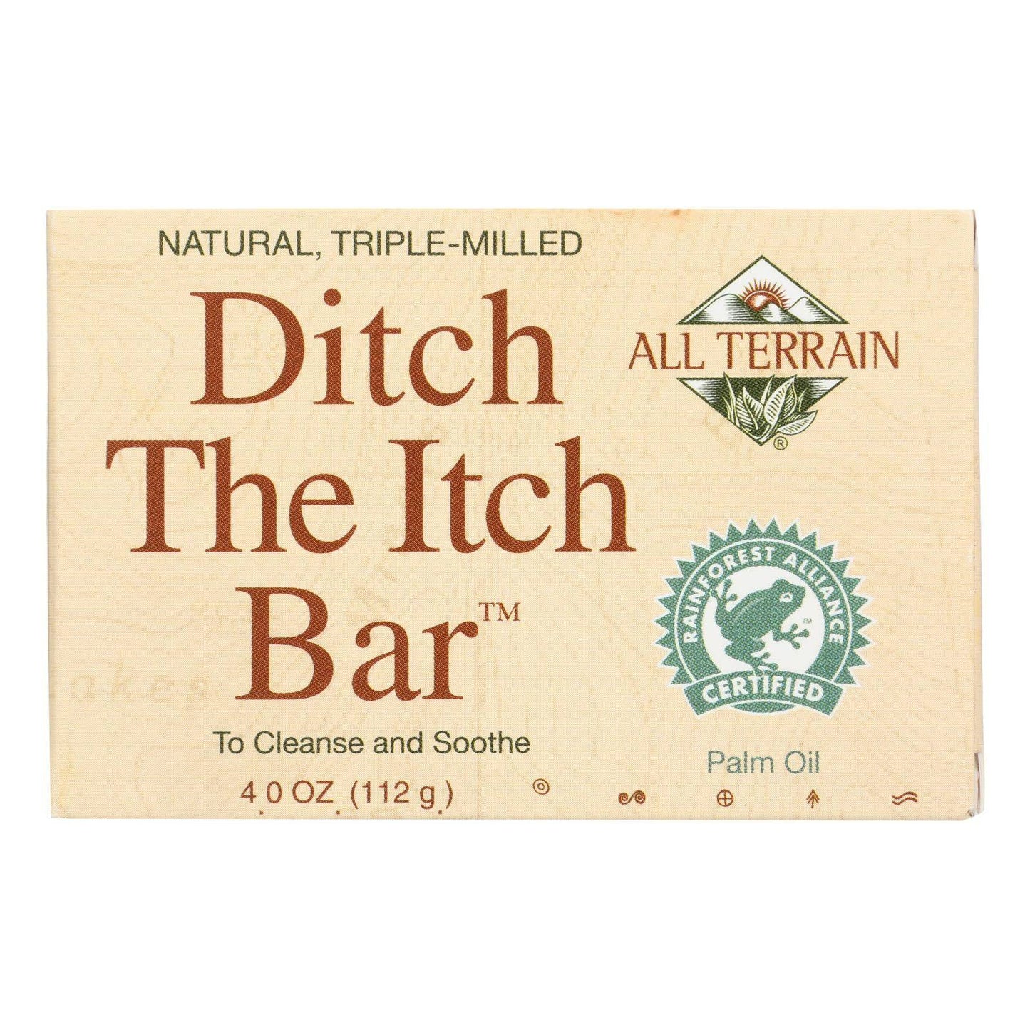 All Terrain - Ditch The Itch Bar - 4 Oz | OnlyNaturals.us