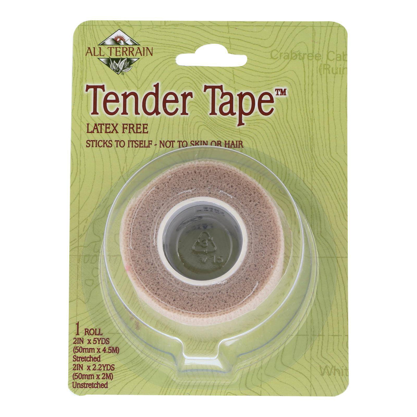 All Terrain - Tender Tape - 2 Inches X 5 Yards - 1 Roll | OnlyNaturals.us