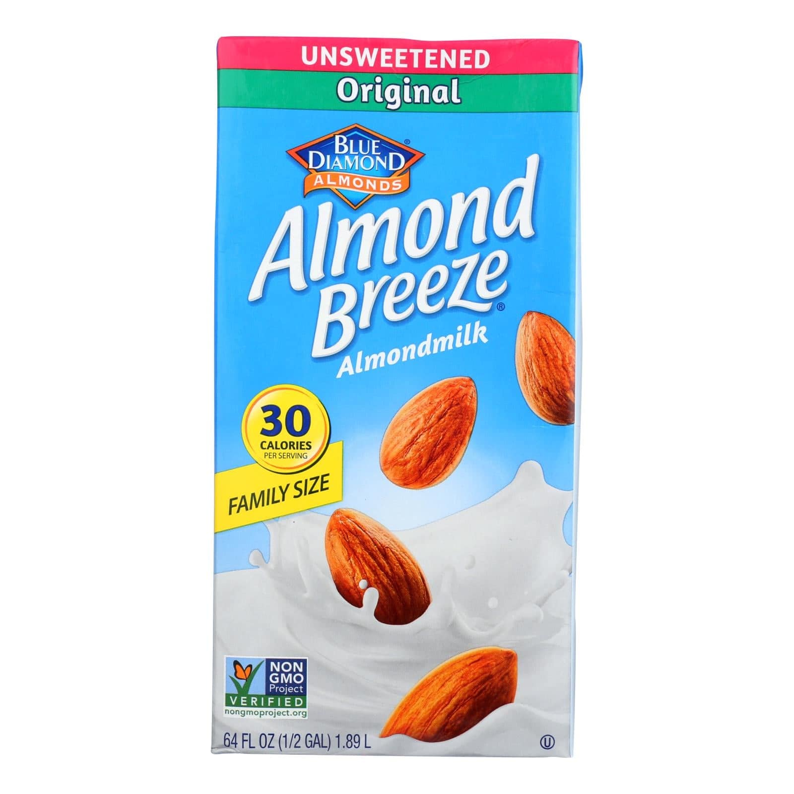 Buy Almond Breeze - Almond Milk - Unsweetened Original - Case Of 8 - 64 Fl Oz.  at OnlyNaturals.us