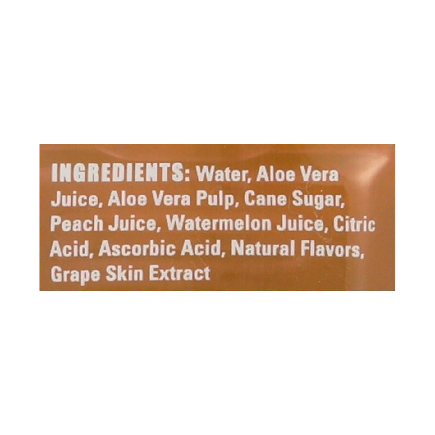 Alo Original Comfort Aloe Vera Juice Drink - Watermelon And Peach - Case Of 12 - 16.9 Fl Oz. | OnlyNaturals.us