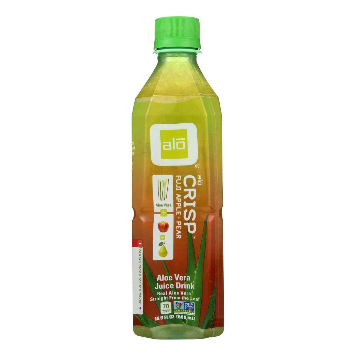 Alo Original Crisp Aloe Vera Juice Drink - Fuji Apple And Pear - Case Of 12 - 16.9 Fl Oz. | OnlyNaturals.us