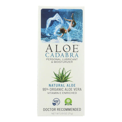 Buy Aloe Cadabra Natural Organic Personal Lubricant - Natural Aloe Unscented - 2.5 Oz  at OnlyNaturals.us