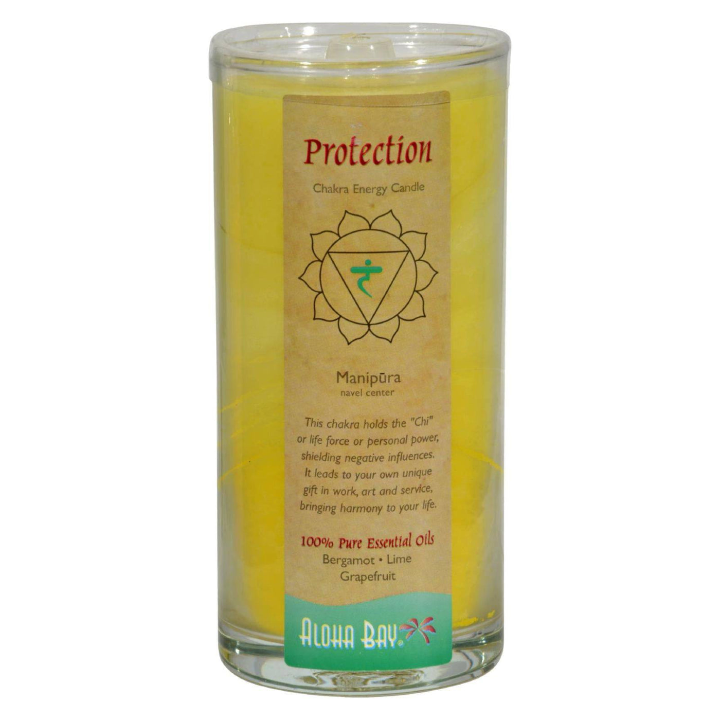 Aloha Bay - Chakra Jar Candle - Protection - 11 Oz | OnlyNaturals.us