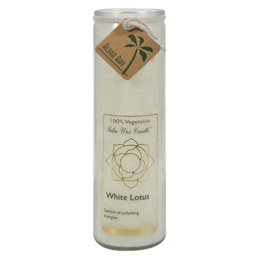 Aloha Bay - Chakra Jar Candle - White Lotus - 11 Oz | OnlyNaturals.us