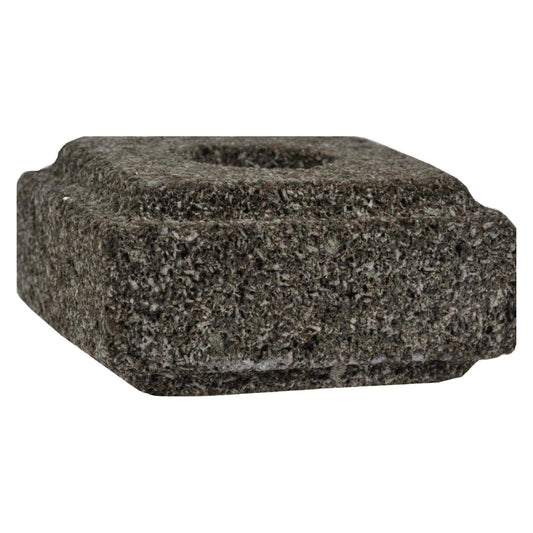 Aloha Bay - Taper Candle Holder Lava Stone - 1 Candle Holder | OnlyNaturals.us