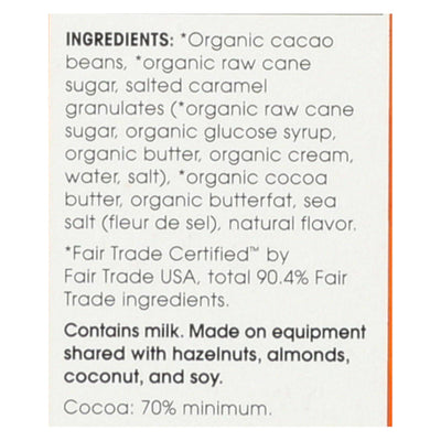 Alter Eco Americas Organic Chocolate Bar - Dark Salted Burnt Caramel - 2.82 Oz Bars - Case Of 12 | OnlyNaturals.us