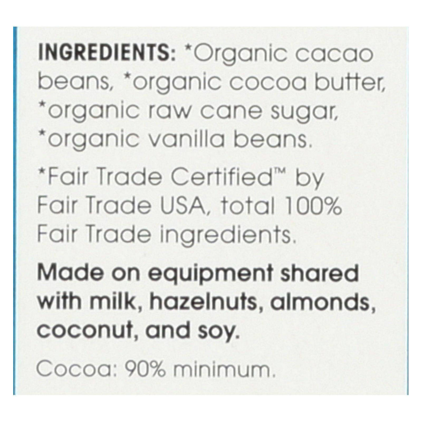 Alter Eco Americas Organic Chocolate Bar - Dark Super Blackout - Case Of 12 - 2.65 Oz | OnlyNaturals.us