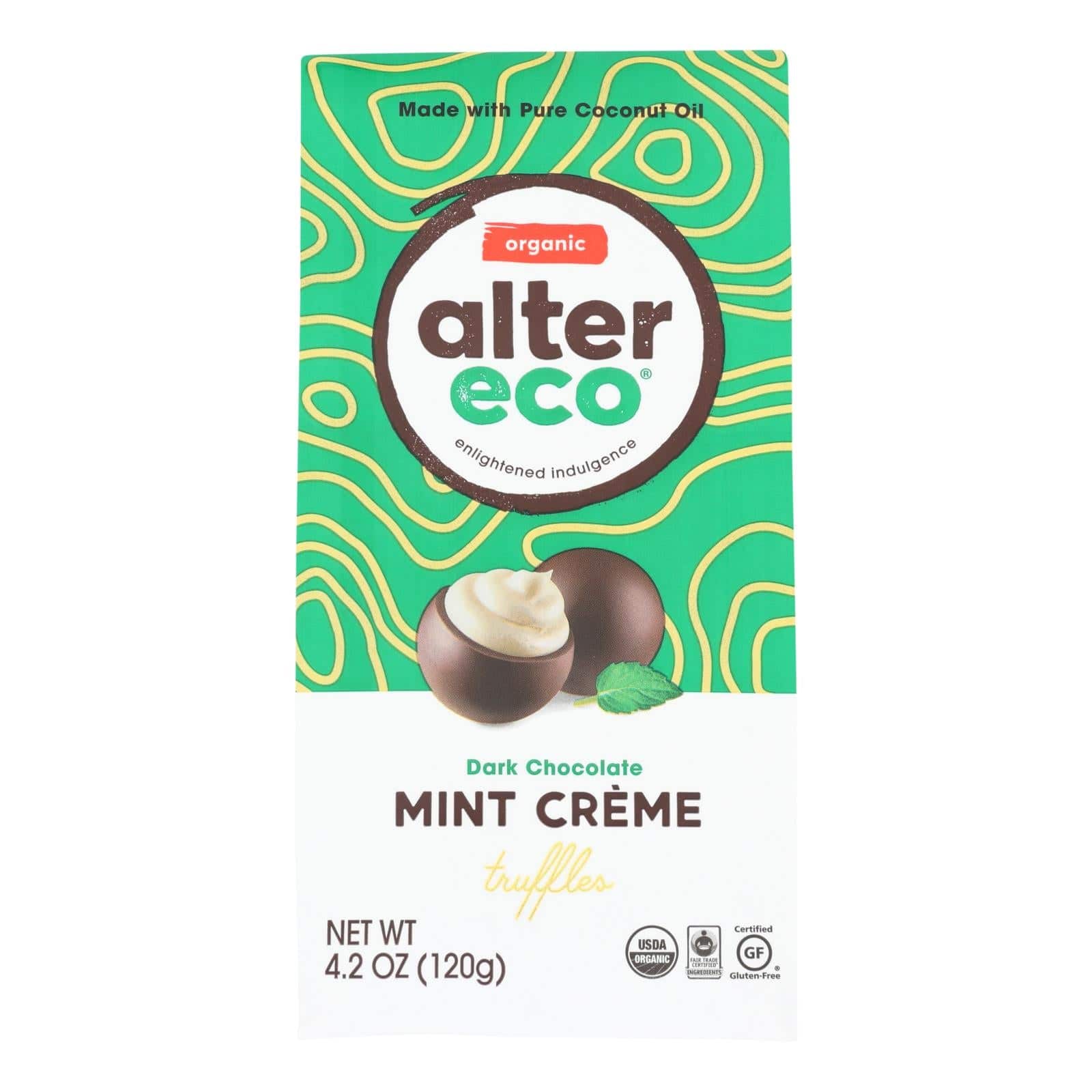 Buy Alter Eco Americas Dark Chocolate Truffles - Mint Creme - Case Of 8 - 4.2 Oz.  at OnlyNaturals.us