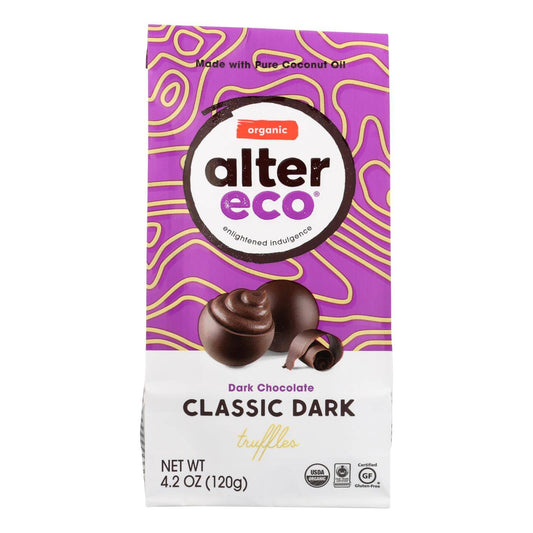 Alter Eco Americas Truffle - Organic - Black - 10 Pack - 4.2 Oz - Case Of 8 | OnlyNaturals.us