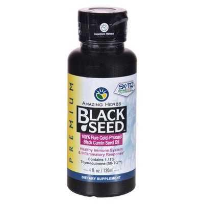 Amazing Herbs - Black Seed Oil - 4 Fl Oz | OnlyNaturals.us