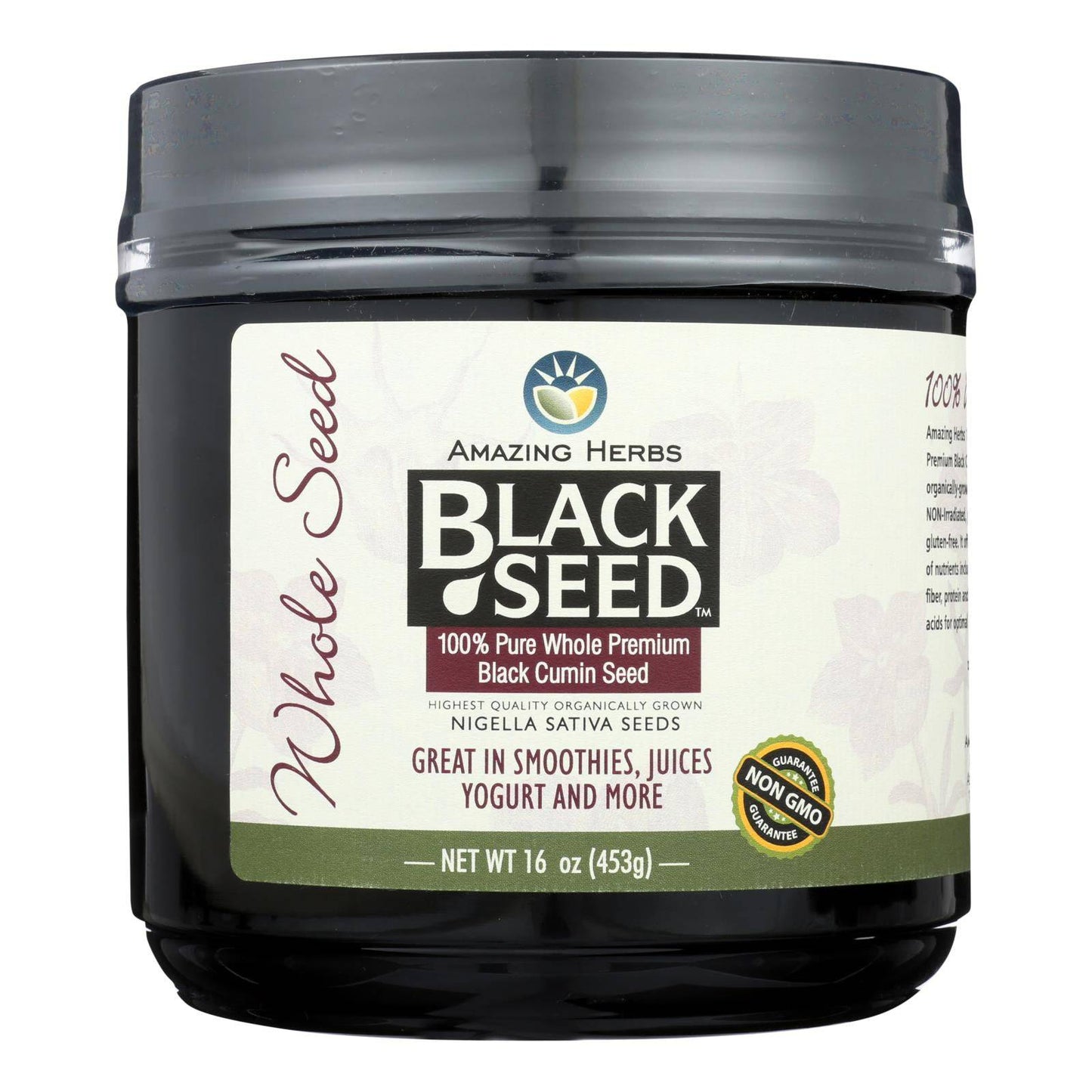 Amazing Herbs - Black Seed Whole Seed - 16 Oz | OnlyNaturals.us