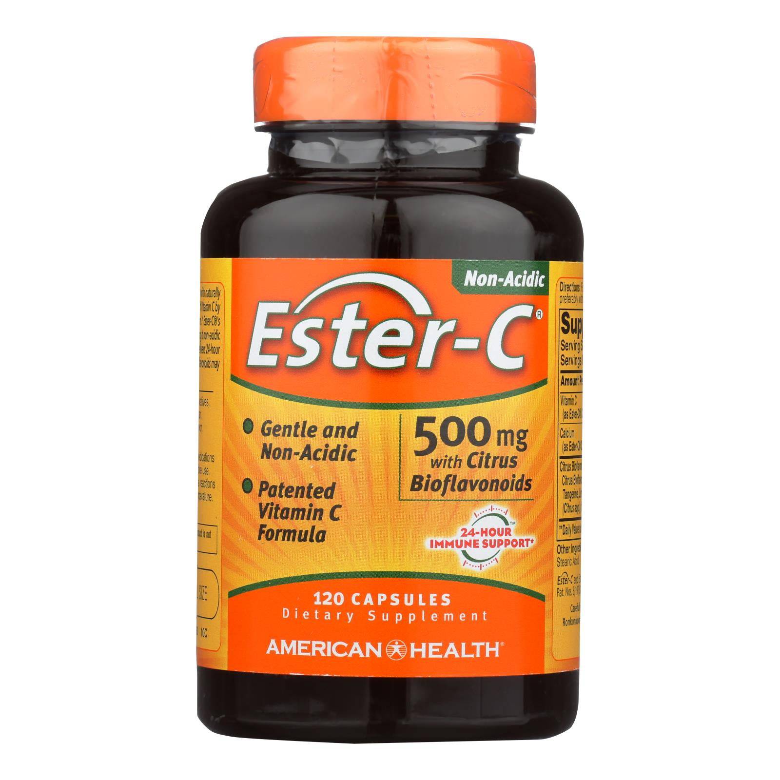 Buy American Health - Ester-c With Citrus Bioflavonoids - 500 Mg - 120 Capsules  at OnlyNaturals.us