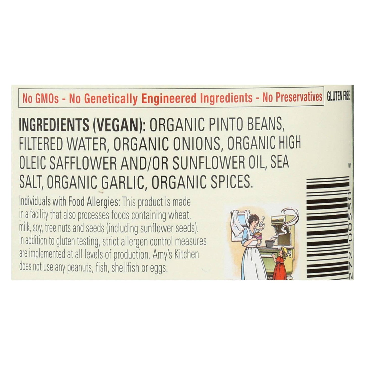 Buy Amy's - Organic Traditional Refried Beans - Case Of 12 - 15.4 Oz.  at OnlyNaturals.us