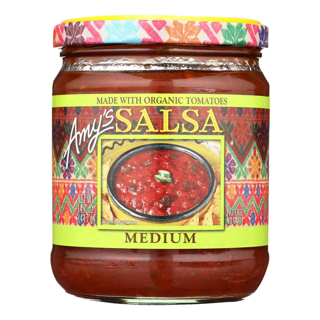 Buy Amy's - Medium Salsa - Made With Organic Ingredients - Case Of 6 - 14.7 Oz  at OnlyNaturals.us