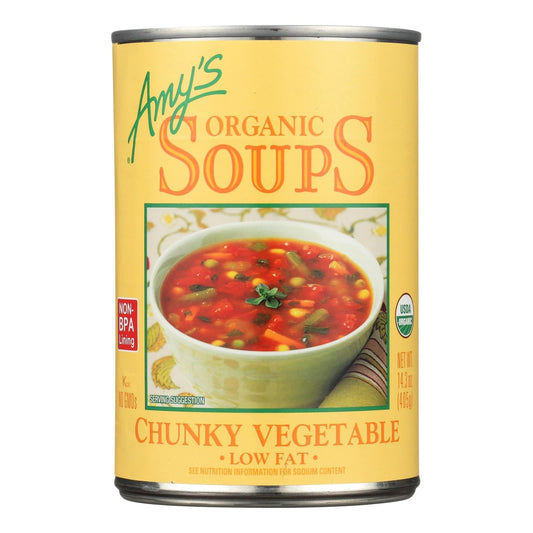 Buy Amy's - Organic Chunky Vegetable Soup - Case Of 12 - 14.3 Oz  at OnlyNaturals.us
