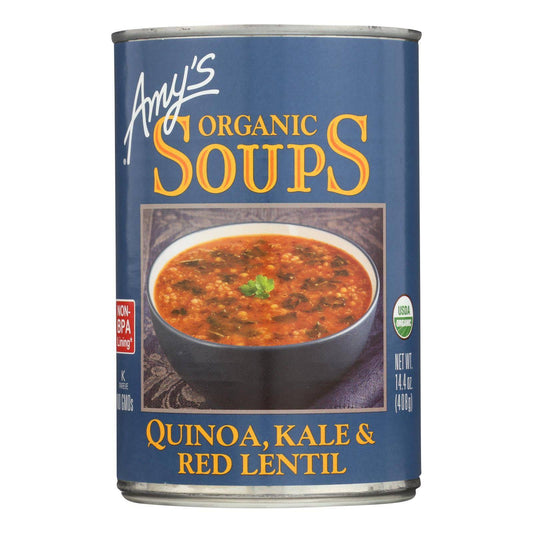 Amy's - Organic Soups - Quinoa Kale And Lentil - Case Of 12 - 14.4 Oz. | OnlyNaturals.us