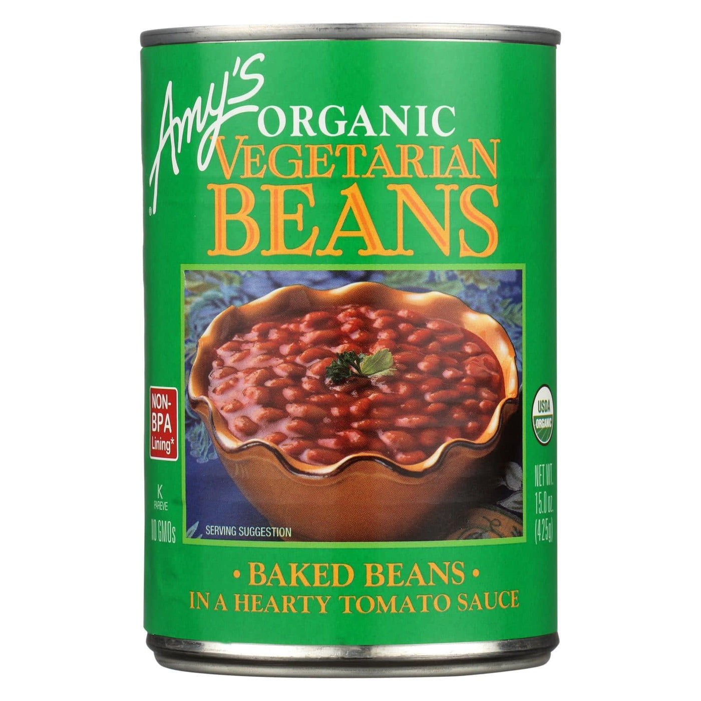 Buy Amy's - Organic Vegetarian Baked Beans - Case Of 12 - 15 Oz.  at OnlyNaturals.us