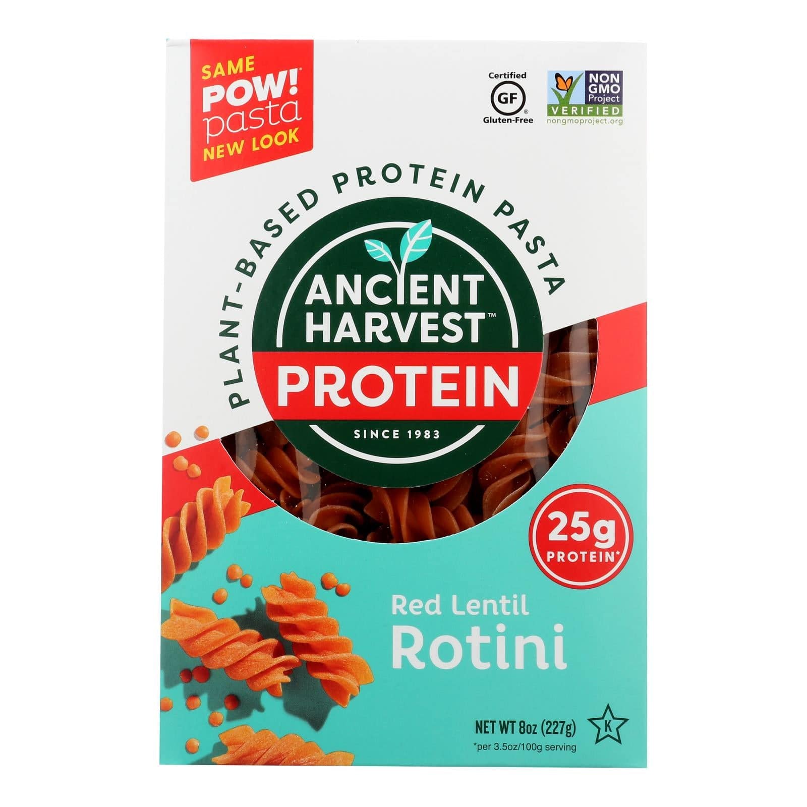 Buy Ancient Harvest Pasta - Supergrain - Red Lentil And Quinoa Rotelle - Gluten Free - 8 Oz - Case Of 6  at OnlyNaturals.us