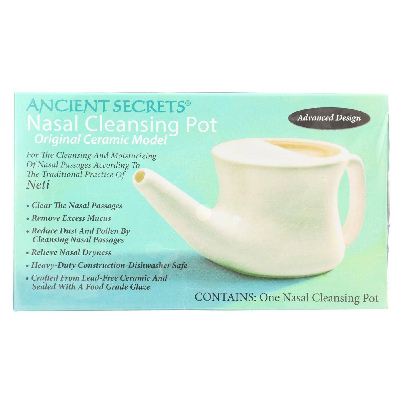Buy Ancient Secrets Ancient Secrets Nasal Cleansing Pot - 1 Pot  at OnlyNaturals.us