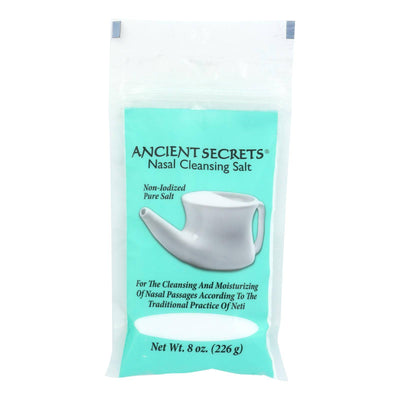 Buy Ancient Secrets Nasal Cleansing Pot Salt - 8 Oz  at OnlyNaturals.us