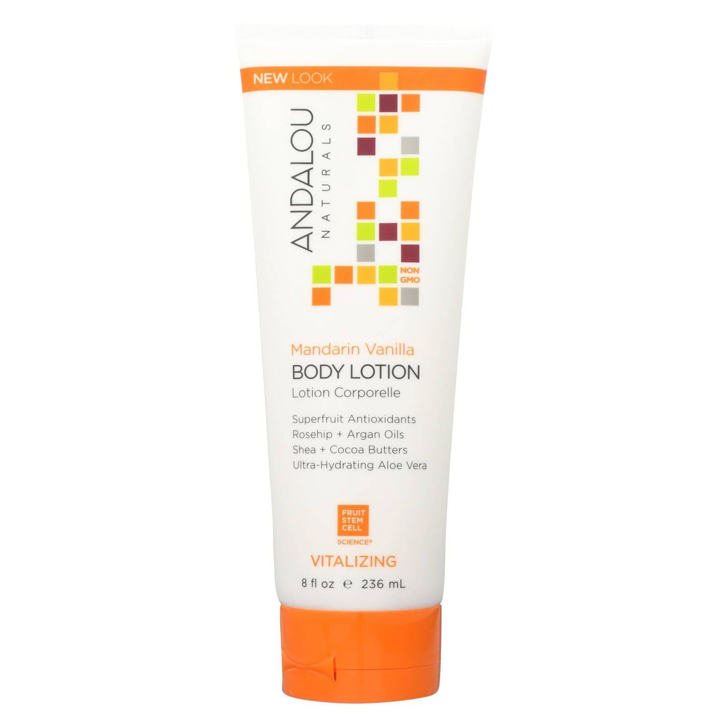 Buy Andalou Naturals Body Lotion - Mandarin Vanilla Vitalizing - 8 Fl Oz  at OnlyNaturals.us