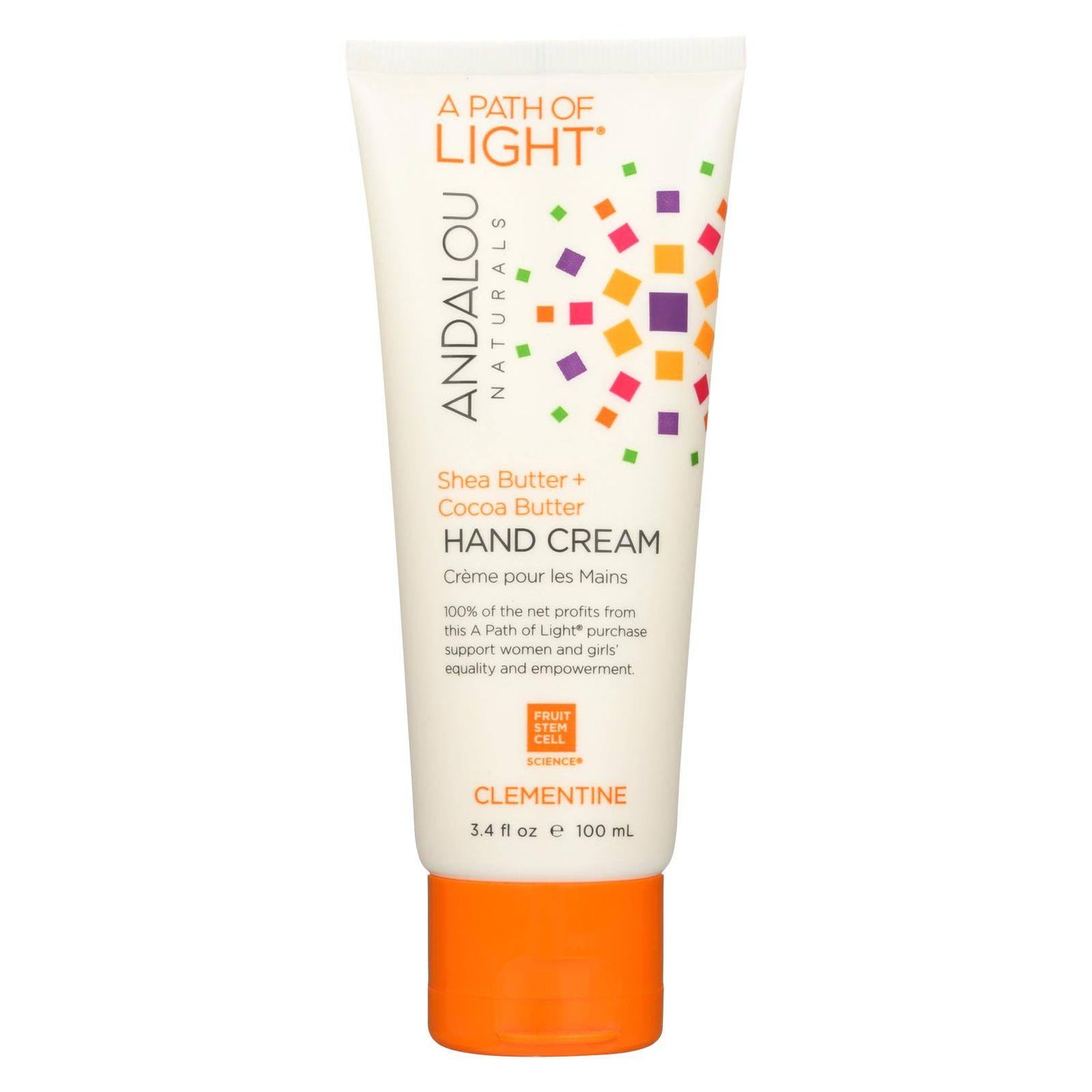 Andalou Naturals Hand Cream - A Force Of Nature Shea Butter Plus Sea Buckthorn - Clementine - 3.4 Oz | OnlyNaturals.us