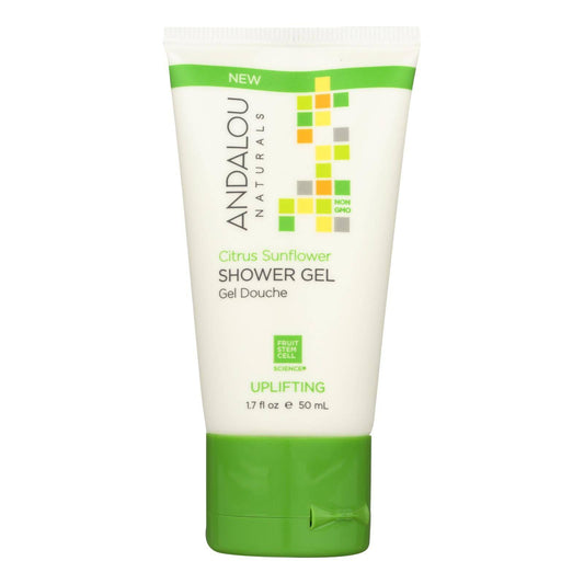 Buy Andalou Naturals Shower Gel Citrus Sunflower - Case Of 6 - 1.7 Fl Oz.  at OnlyNaturals.us