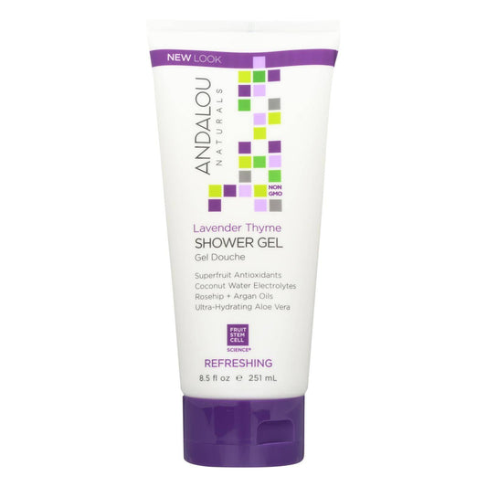 Buy Andalou Naturals Shower Gel - Lavender Thyme Refreshing - 8.5 Fl Oz  at OnlyNaturals.us