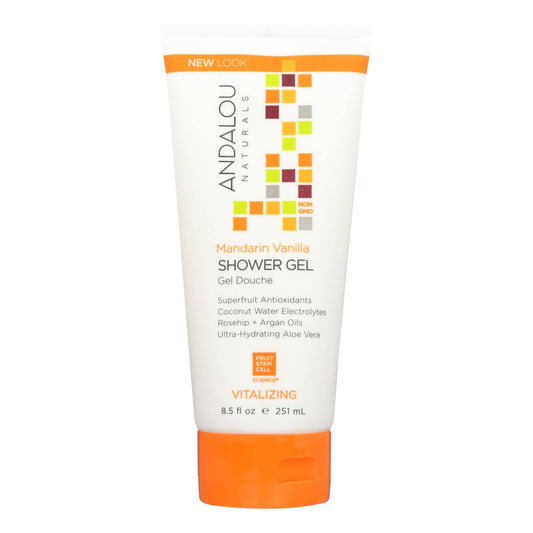 Buy Andalou Naturals Shower Gel - Mandarin Vanilla Vitalizing - 8.5 Fl Oz  at OnlyNaturals.us