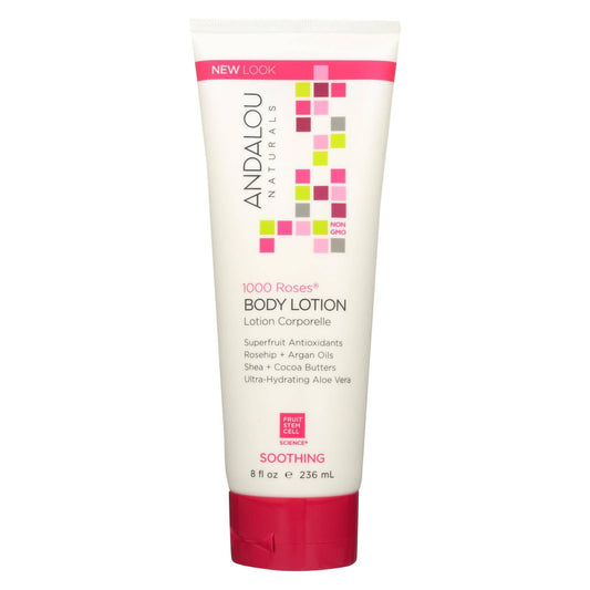 Buy Andalou Naturals Soothing Body Lotion - 1000 Roses - 8 Oz  at OnlyNaturals.us