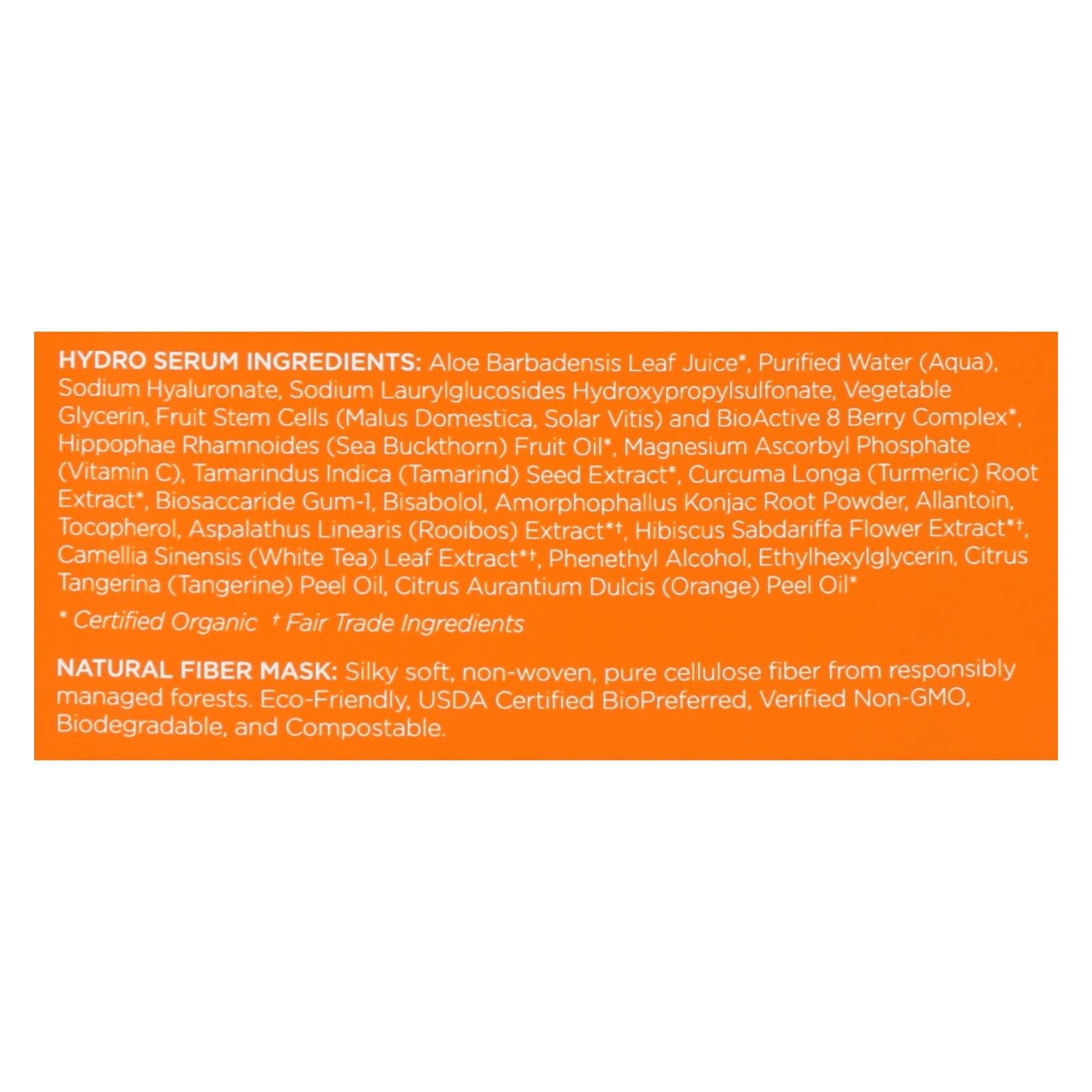 Andalou Naturals Instant Brighten & Tighten Facial Mask - Vitamin C - Case Of 6 - 0.6 Fl Oz | OnlyNaturals.us