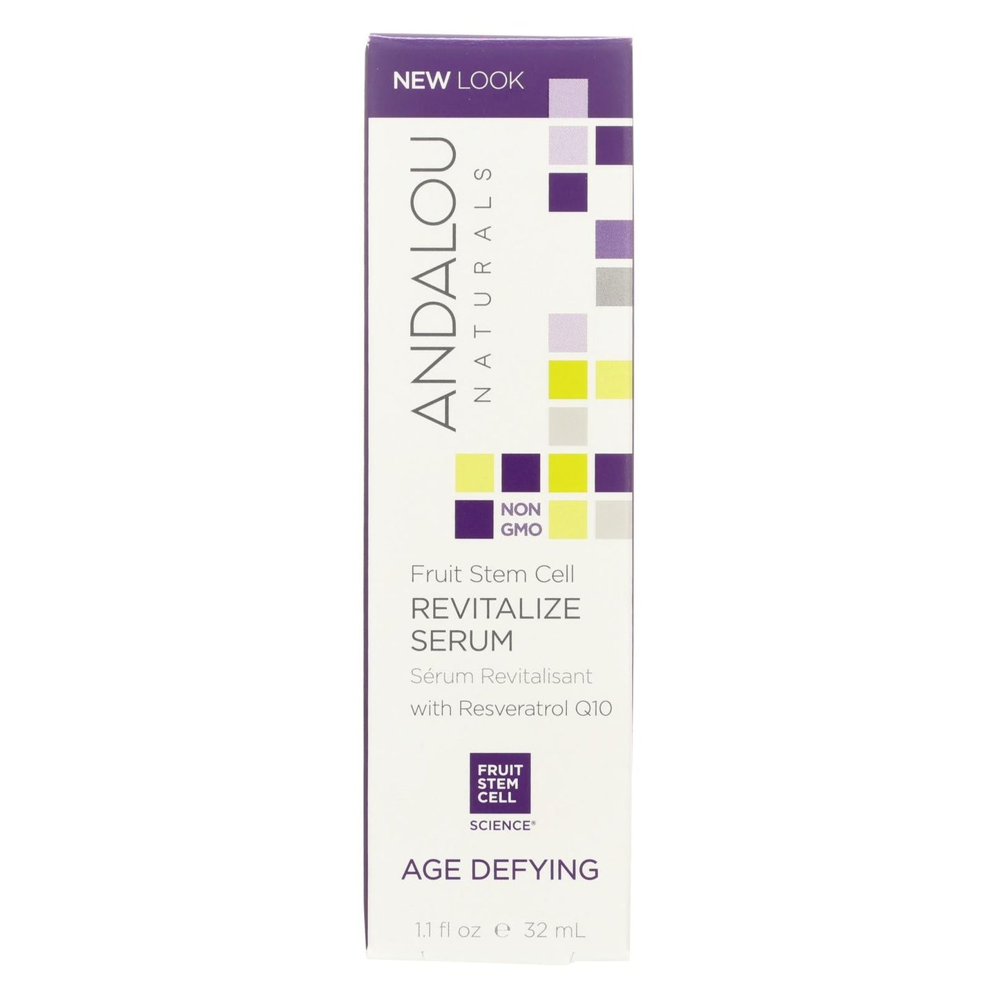 Andalou Naturals Age Defying Revitalize Serum Fruit Stem Cell - 1.1 Fl Oz | OnlyNaturals.us