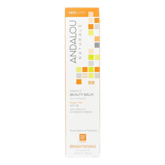 Buy Andalou Naturals Beauty Balm Sheer Tint With Spf 30 Brightening - 2 Oz  at OnlyNaturals.us