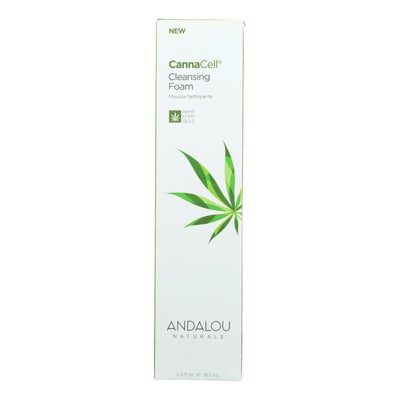 Andalou Naturals - Cannacell Cleansing Foam - 5.5 Fl Oz. | OnlyNaturals.us
