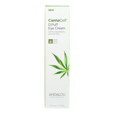 Andalou Naturals - Cannacell D.puff Eye Cream - .6 Fl Oz. | OnlyNaturals.us