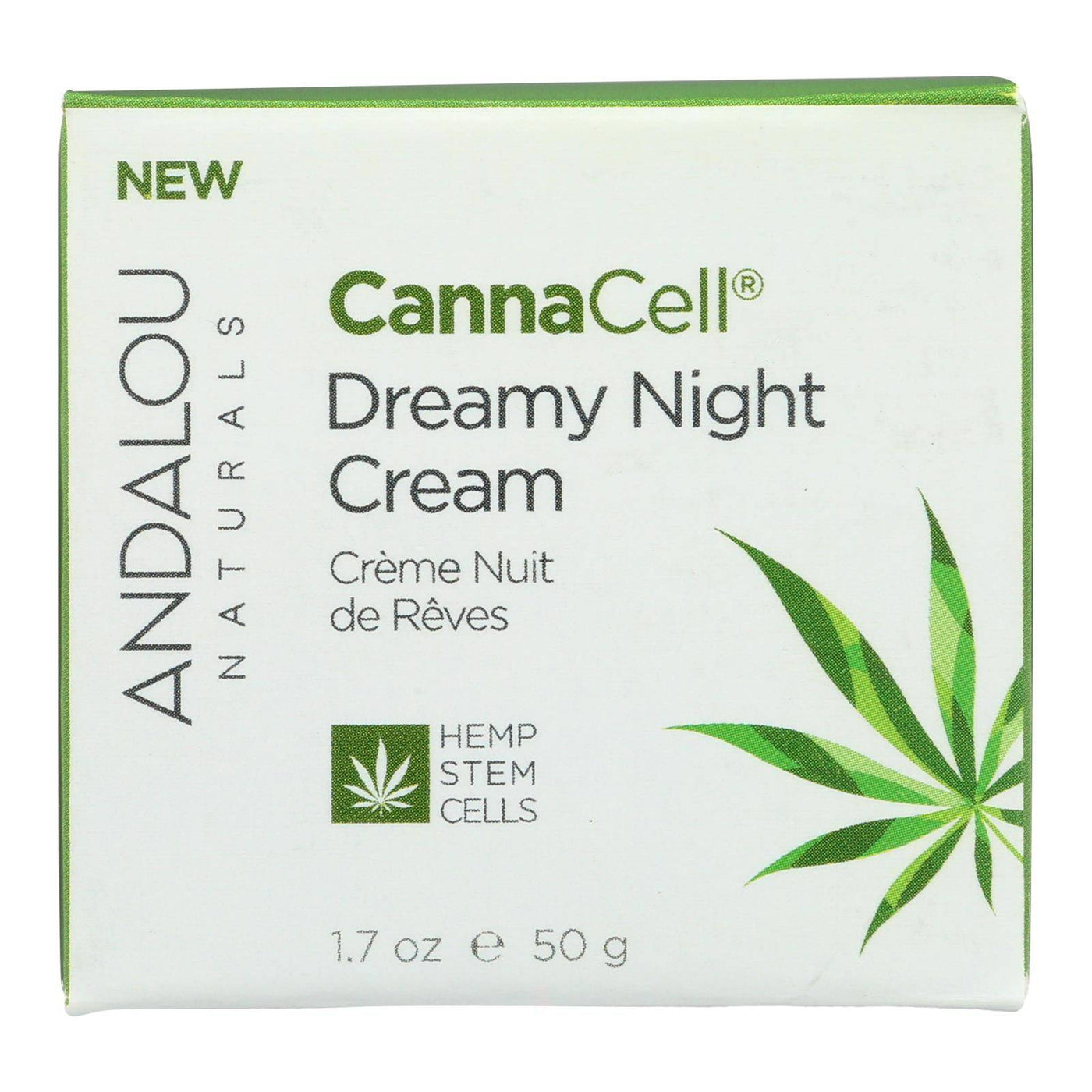 Andalou Naturals - Cannacell Dreamy Night Cream - 1.7 Oz. | OnlyNaturals.us