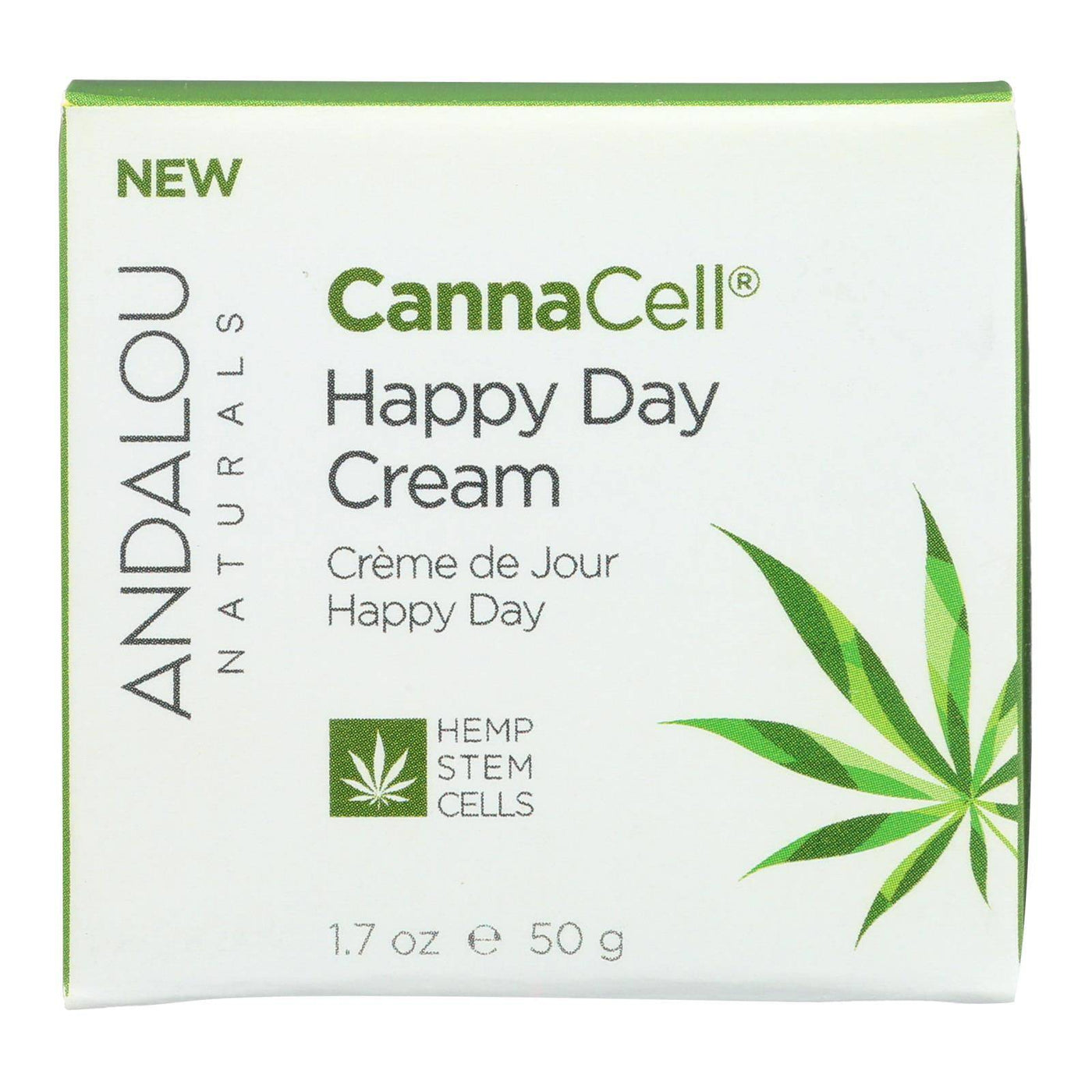 Andalou Naturals - Cannacell Happy Day Cream - 1.7 Oz. | OnlyNaturals.us
