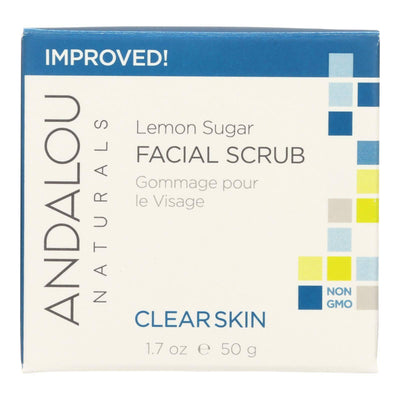 Buy Andalou Naturals Clarifying Facial Scrub Lemon Sugar - 1.7 Fl Oz  at OnlyNaturals.us