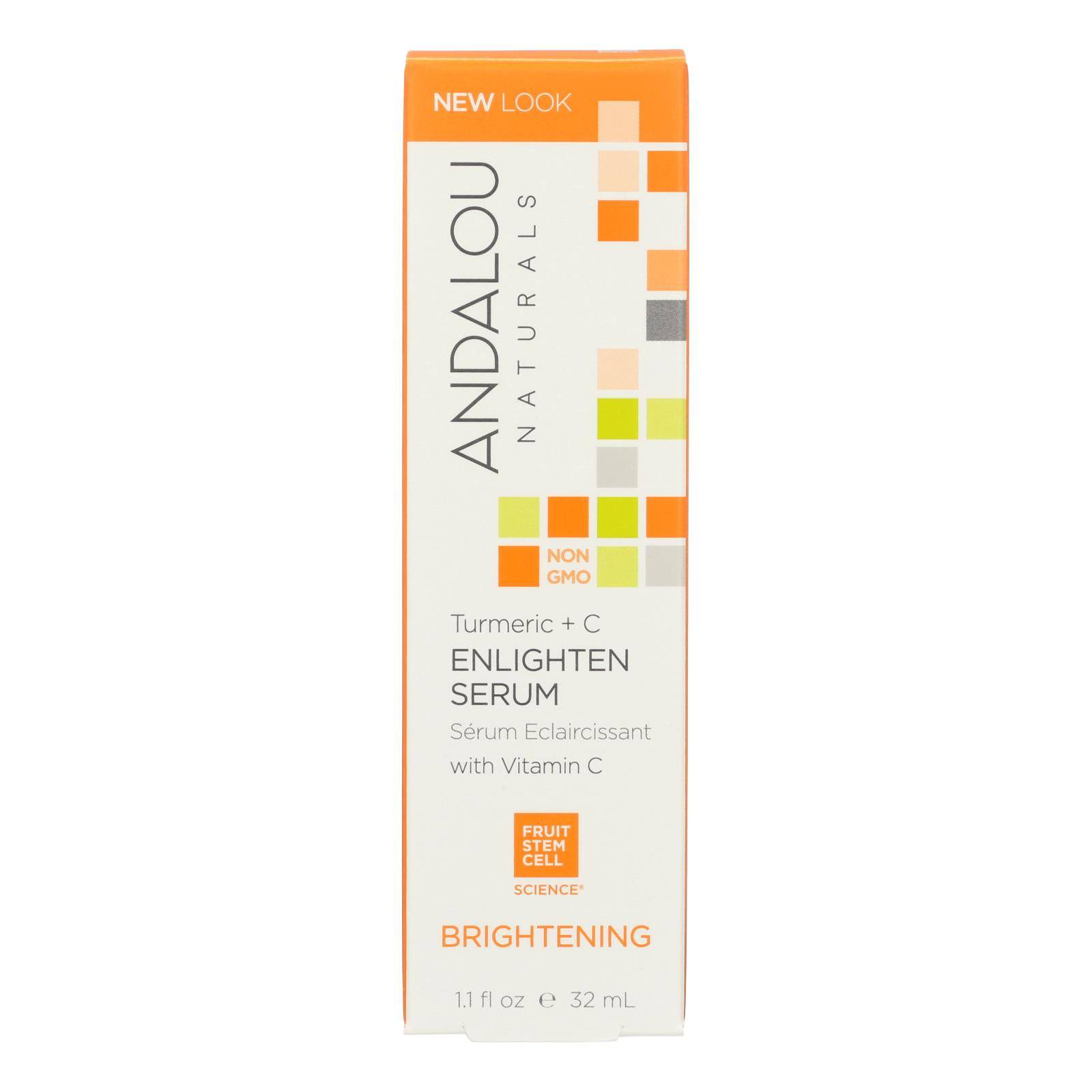 Buy Andalou Naturals Enlighten Serum Turmeric + C Brightening - 1.1 Oz  at OnlyNaturals.us