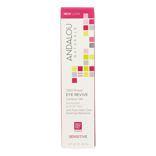 Andalou Naturals Eye Revive Contour Gel - 1000 Roses - .6 Oz | OnlyNaturals.us