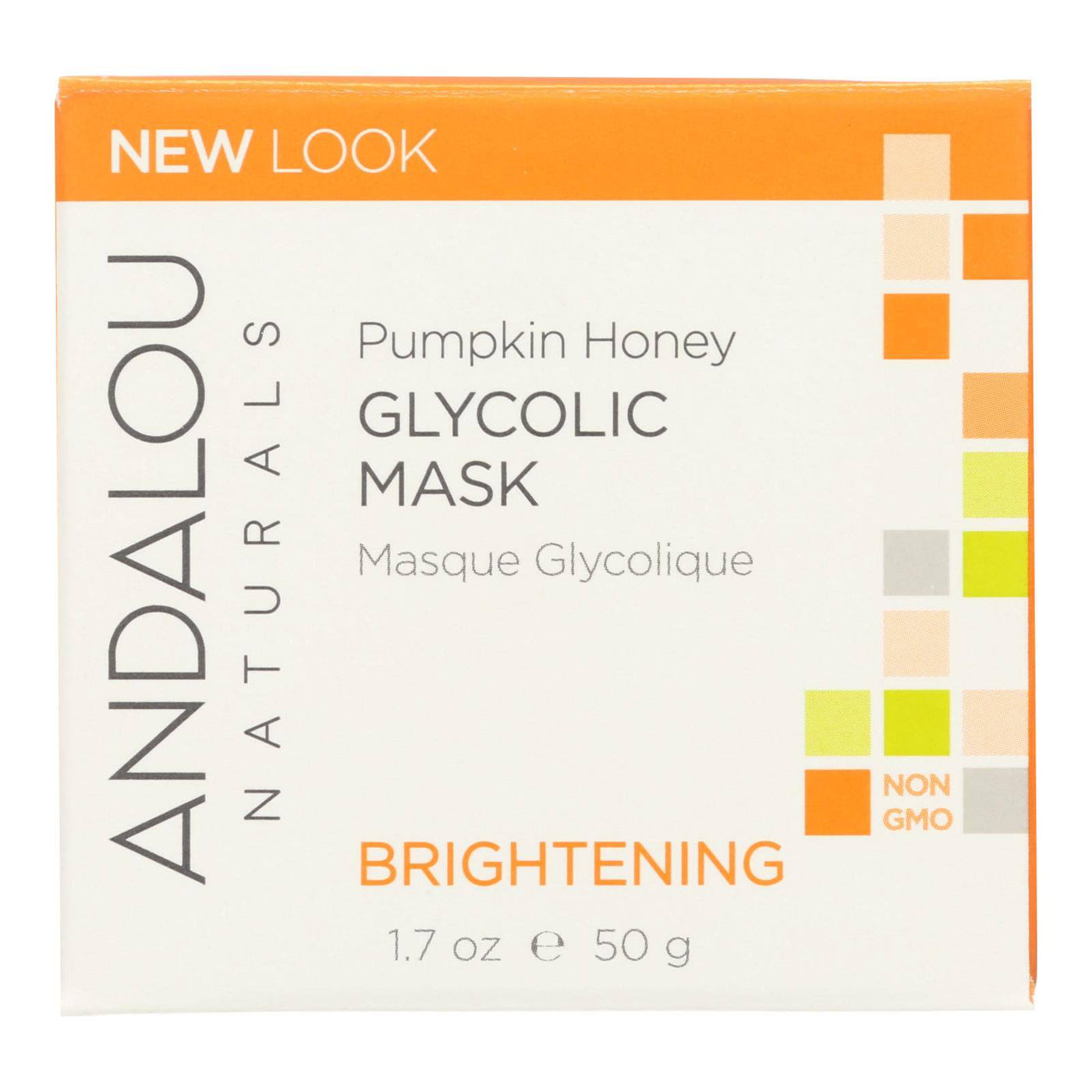 Buy Andalou Naturals Glycolic Brightening Mask Pumpkin Honey - 1.7 Fl Oz  at OnlyNaturals.us